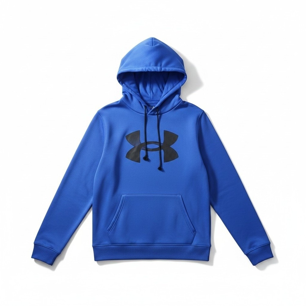 Under Armour ColdGear Blue Women's‎ Medium Loose Fit Hooded Sweatshirt Hoodie